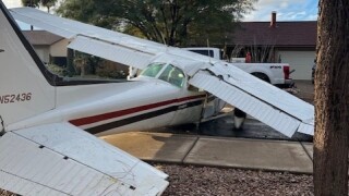 Goodyear plane on street 2-10-24 1