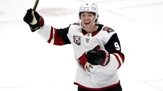 Clayton Keller Arizona Coyotes - AP Photo