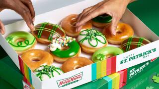 Krispy Kreme’s St. Patrick’s Day doughnut collection is here