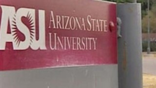 Arizona State University sign