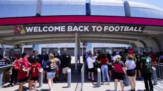 Arizona Cardinals' fans at State Farm Stadium 