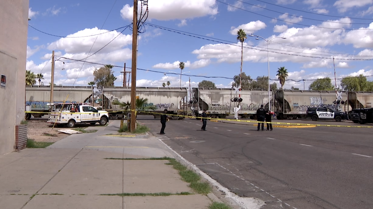 Broadway and Macdonald train vs. ped crash